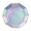 Beistle 53571 Iridescent Decagon Plates, 7", Price/8/Package