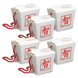Beistle 53579 Asian Favor Boxes - Pint, use for party favors, 3¾