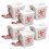 Beistle 53579 Asian Favor Boxes - Pint, use for party favors, 3&#190;" x 3&#188;" x 3", Price/6/Package