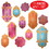 Beistle 53580 Foil Lantern & Mandala Cutouts, foil 1 side/prtd 2 sides, 6&#190;"-15", Price/11/Package