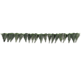 Beistle 53597 Fabric Fern Leaf Garland, 3&#190;" x 10'