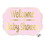Beistle 53688 Foil Welcome ToThe Baby Shower Yard Sign, foil/prtd 2 sides; attached to 24 pine stake, 10" x 14&#189;"