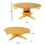 Beistle 53785-GD Metallic Cake Stands, gold; foil 2 sides; assembly required; 1-4 high & 1-6 high, 12&#189;" Diameter
