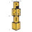 Beistle 53788 Foil Prom Column, 4 individual sections create 1-3' 9 column; assembly required, 3' 9" x 12", Price/1/Package