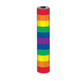 Beistle 53794 Rainbow Table Roll, plastic, 40" x 100'
