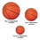 Beistle 53808 Basketball Cutouts, prtd 2 sides; 12-4 , 6-8 , 2-12 , Asstd