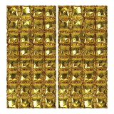 Beistle 53861-GD Foil Balloon Backdrops, gold; assembly required, 3' 6