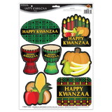 Beistle 53878 Happy Kwanzaa Clings, 12