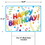 Beistle 53901 Plastic Happy Birthday! Yard Sign, 1 metal H stake included; all-weather; assembly required, 11&#189;" x 15&#189;"