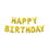 Beistle 53911-GD Happy Birthday Balloon Streamer, gold; assembly required, 14&#188;" x 12'