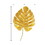 Beistle 53914 Fabric Gold Palm Leaves, 13&#189;" x 6&#190;"