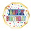 Beistle 53926 Happy Birthday Decagon Plates, not microwave safe, 9", Price/8/Package