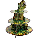 Beistle 53943 Dinosaur Cupcake Stand, assembly required, 15