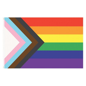 Beistle 53974 Pride Flag, 2 grommets, 3' x 5'