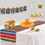 Beistle 53996 Fiesta Fabric Table Runner, 11&#189;" x 6', Price/1/Package