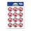 Beistle 54050-ENG Stickers - England, 4" x 6" Sh