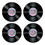 Beistle 54072 Record Cutouts, prtd 2 sides, 13&#189;"