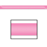 Beistle 54165-P Gleam 'N Streamer, pink; plastic, 2