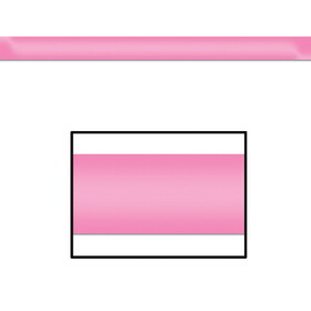 Beistle 54165-P Gleam 'N Streamer, pink; plastic, 2" x 200'