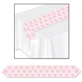 Beistle 54223 Printed It's A Girl! Table Runner, 11" x 6'