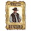 Beistle 54330 Western Wanted Sign, slotted to hold 8 x10 photo, 17" x 12"
