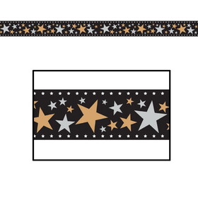 Beistle 54382 Star Filmstrip Decorating Material, all-weather, 18" x 25'
