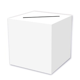 Beistle 54390 All-Purpose Card Box, assembly required, 9" x 9"