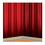 Beistle 54397 Red Curtain Backdrop, insta-theme, 4' x 30', Price/1/Package