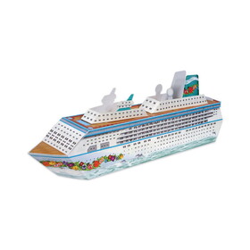 Beistle 54436 3-D Cruise Ship Centerpiece, assembly required, 13&#188;"