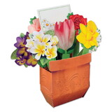 Beistle 54596 3-D Cheery Bouquet Centerpiece, message card included; assembly required, 11
