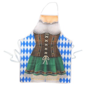Beistle 54625 Fraulein Fabric Novelty Apron, one size fits most