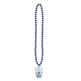 Beistle 54652-B Beads w/Grad Glass, blue, 33"/2&#189; Oz