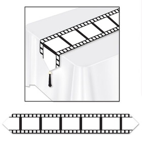 Beistle 54718 Printed Filmstrip Table Runner, 11" x 6'