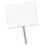 Beistle 54733 Blank Yard Sign, both sides blank for personalization; attached to 24 pine stake, 12" x 15"