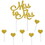 Beistle 54888 Miss To Mrs Cake Topper, 6-1&#188; x 3&#188; heart picks included, 5" x 8&#190;", Price/1/Package