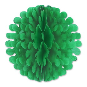 Beistle 54897-G Tissue Flutter Ball, green, 9"