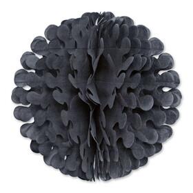Beistle 54902-BK Tissue Flutter Ball, black, 14"
