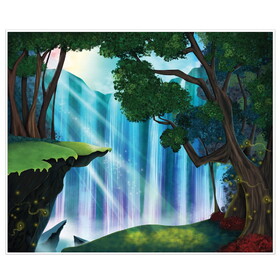 Beistle 54948 Fantasy Insta-Mural, complete wall decoration, 5' x 6'