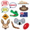 Beistle 54953 Australian Photo Fun Signs, prtd 2 sides w/different designs, 6&#189;"-11", Price/12/Package