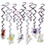 Beistle 55000 Fairy Whirls, 6 whirls w/icons; 6 plain whirls, 17"-32", Price/12/Package