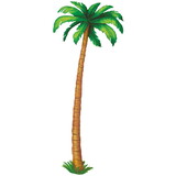Beistle 55137 Jointed Palm Tree, prtd 2 sides, 6'