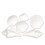 Beistle 55175 White Plastic Seashells, 7&#189;"-15&#190;", Price/6/Package