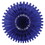 Beistle 55293-B Tissue Fan, blue, 25"