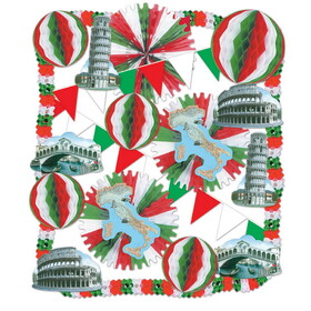 Beistle 55301 Italian Decorating Kit, Piece Count: 22