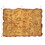 Beistle 55305 Plastic Treasure Map, rolled up & tied, 12" x 18", Price/1/Package