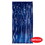 Beistle 55410-B 1-Ply Gleam 'N Curtain, blue, 8' x 3'