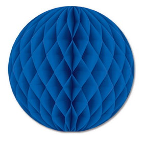 Beistle 55612-B Tissue Ball, blue, 12"