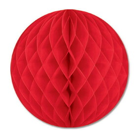 Beistle 55619-R Tissue Ball, red, 19"