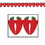 Beistle 55631 Chili Pepper Garland , 5&#189;" x 12', Price/1/Package