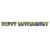 Beistle 55726 Happy Retirement Streamer, 5